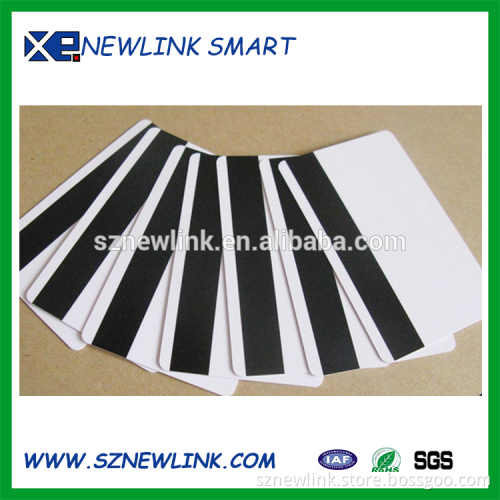 Offest printing stripe blank pvc rfid smart magnetic card